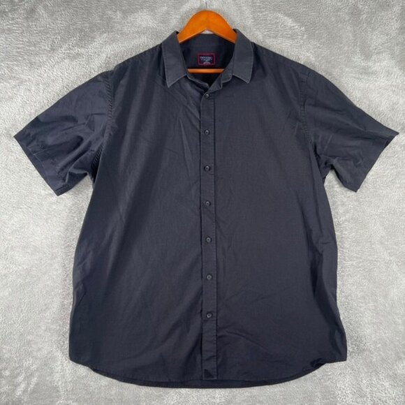 UNTUCKit Button Down Shirt Mens 2XL Tall Short Sleeve Preppy Cotton Work - Picture 1 of 7